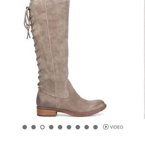 Eurosoft “Sharnell II”IN CASMERE Elegant Beige Lace-Up Boots NWT (no box)